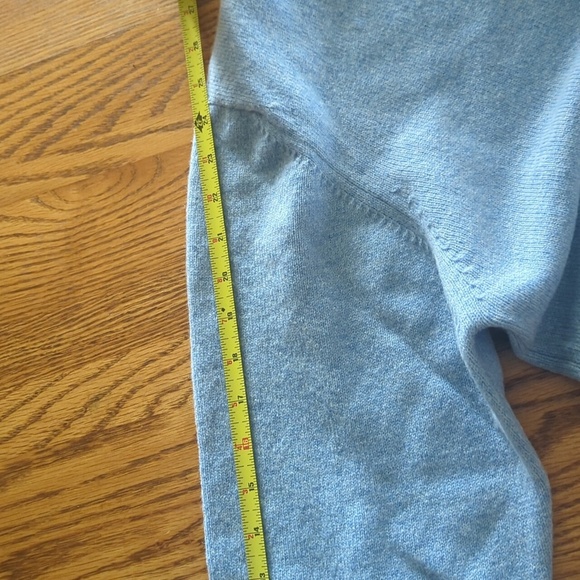 Barbour Lambswool Sports Vee Glacier Blue Sweater Size Men's Medium - Picture 9 of 10